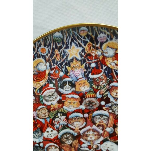 Santa Claws by Bill Bell Collector Plate Franklin Mint Limitd Edition Collector - Picture 3 of 7